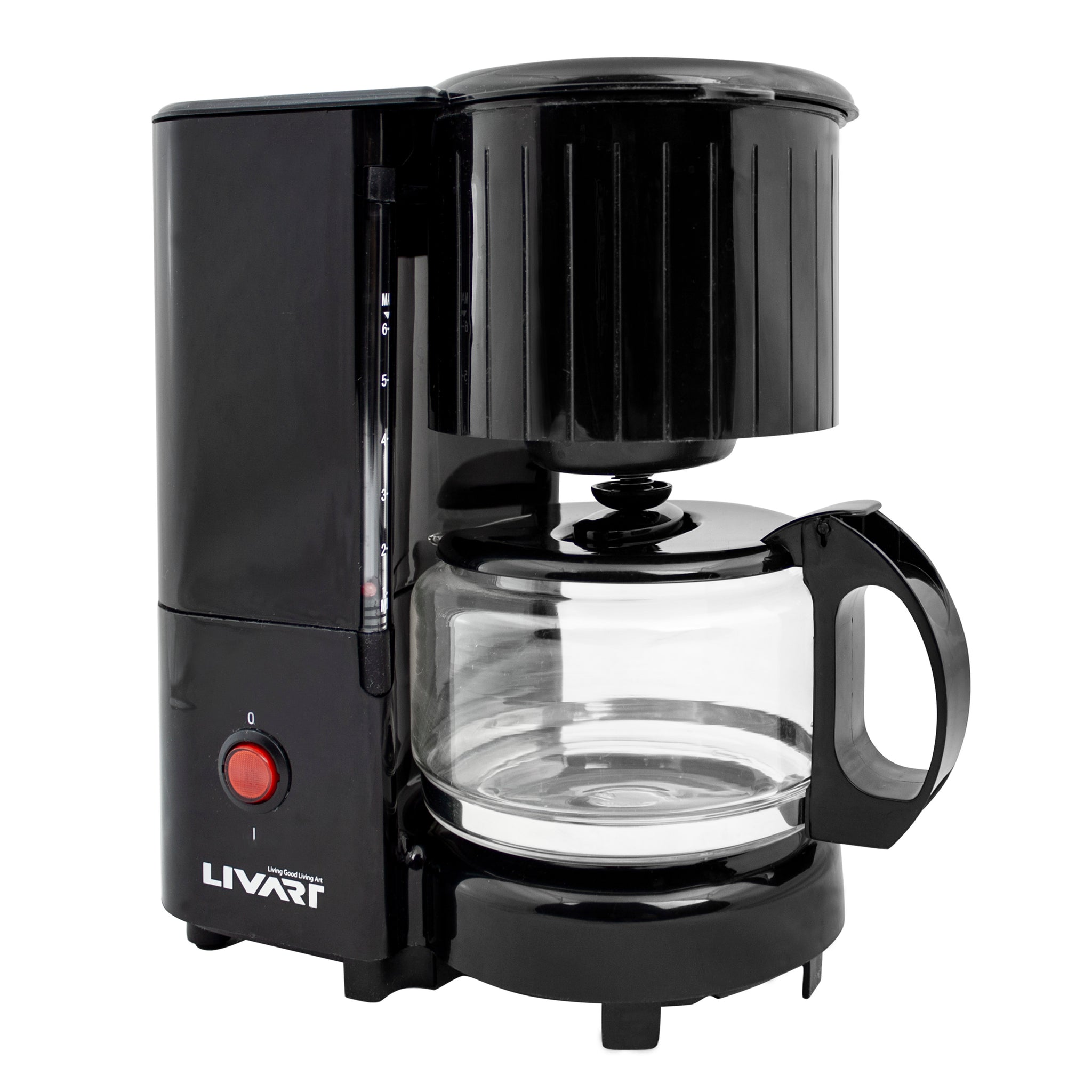 Livart Coffee Maker LCM-06 4CUP 0.625L Black