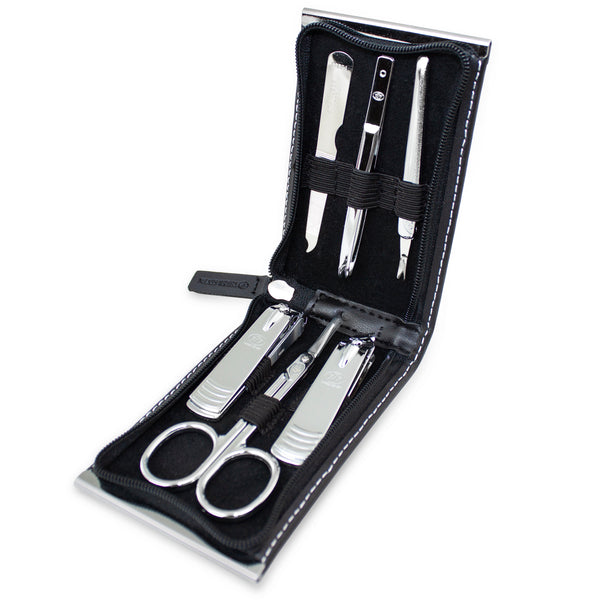 Three Seven, Nail Clipper Set Black 6pcs TS-960, MADE IN KOREA, Free shipping (Excluding HI, AK)