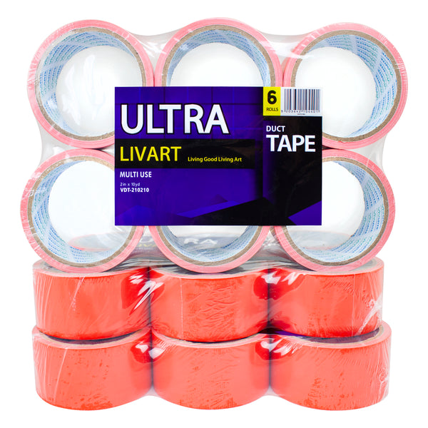 Livart Ultra Multi Tape, 2" x 10 Yard 6Rolls(1Pack)_VPT-210210 (18rolls), Free shipping (Excluding HI, AK)
