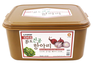 Livart Kimchi, Sauerkraut Fermentation and Storage Container with Inner Vacuum Lid 5 Liter FREE SHIPPING