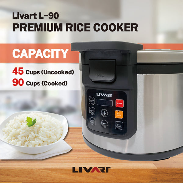 Livart Commercial 45 Cup Rice Cooker