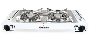 Vulcanus LMSD-5800 Portable double burner gas stove, Free shipping (Excluding HI, AK)