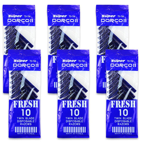 Dorco Twin Blade Disposable Razor (Value Pack)